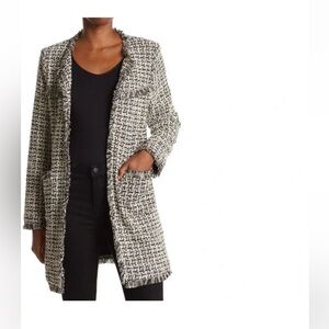 Laundry by Shelli Segal - Boucle Fringe Jacket